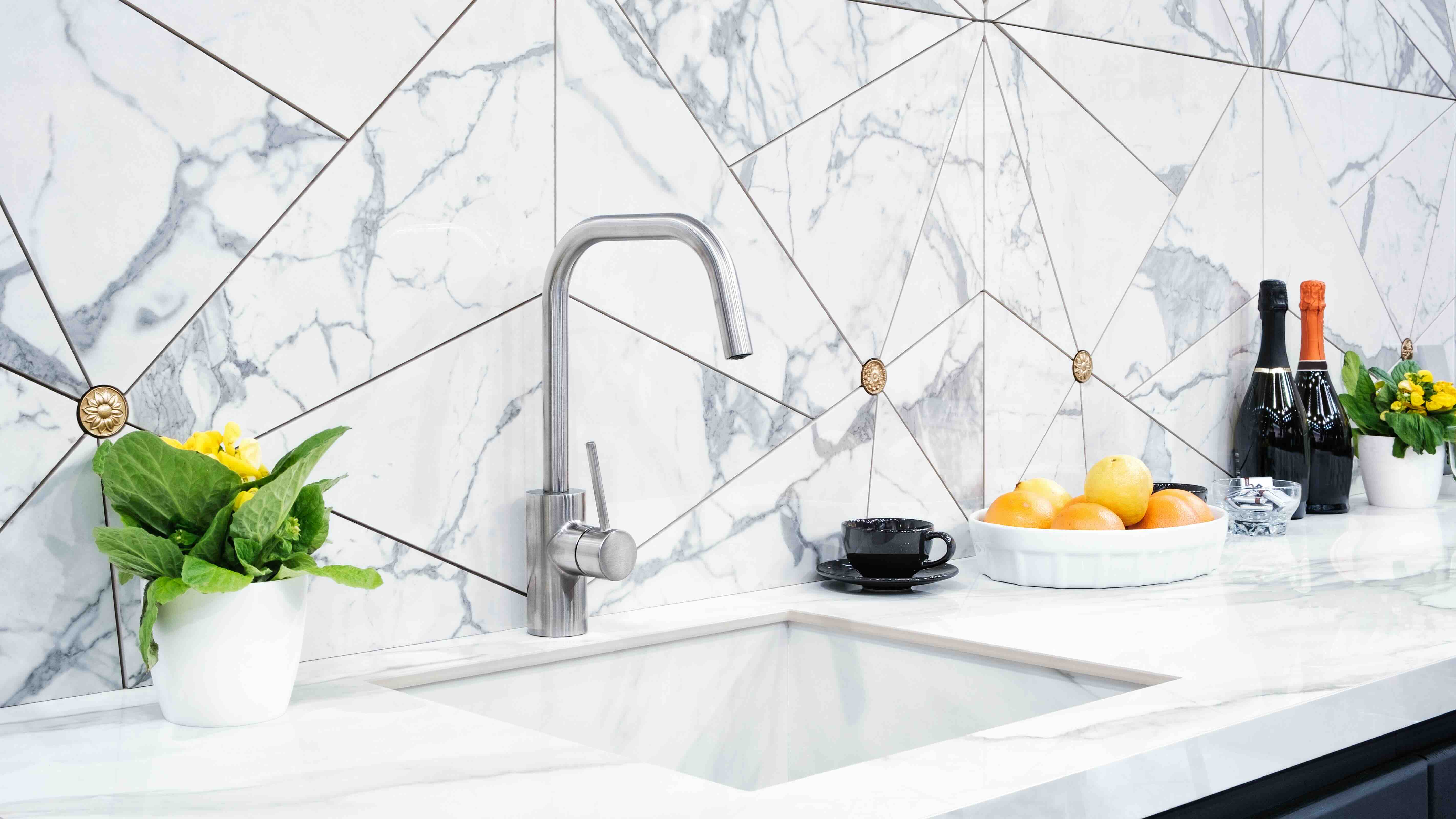Modern ve şık bir banyo tasarımı